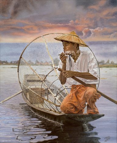 La toile de Christian Leborgne